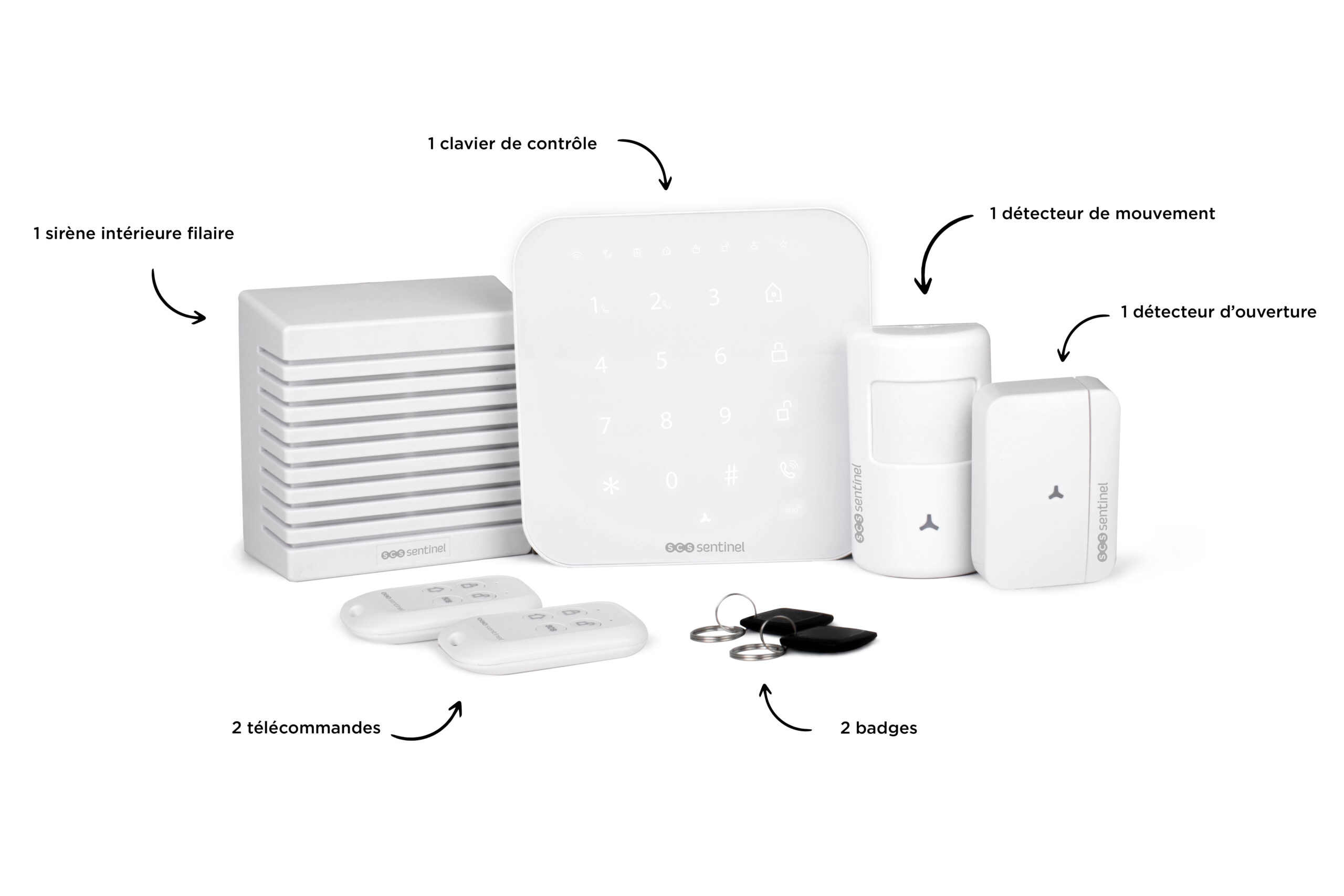 Visuel Kit Alarme Complet SCS Sentinel