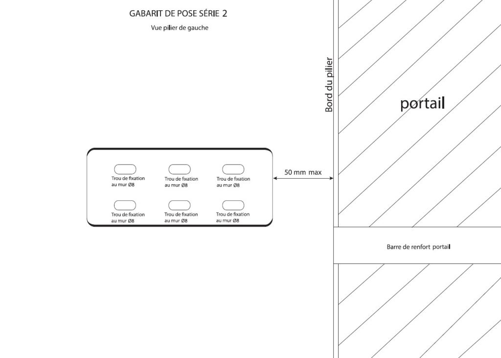 Gabarit De Pose Motorisation Bras Scs Sentinel