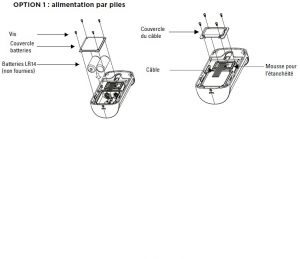 airvisio 200 alimentation par transformateur 9-12V DC