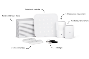 Kit alarme sans fil et connecté complet avec accessoires pour protéger sa maison durant les fêtes de fin d'année