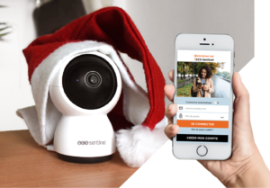 Caméra de surveillance intérieure pour surveiller sa maison durant les fêtes de fin d'année