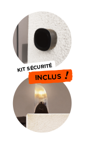 Kit sécurité inclus avec photocellules et feu clignotant