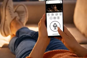 interophone vidéo connecté à l'application iSCS Sentinel